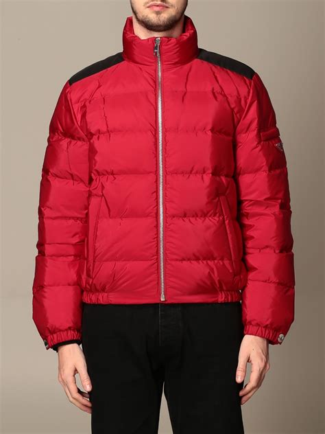 prada jacket mens red|prada menswear shop online.